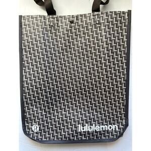 Lululemon Herringbone 2025 Holiday Reusable Shopping Tote Bag